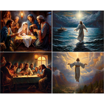 500pcs 4-in-1 Christian Puzzle Series 1