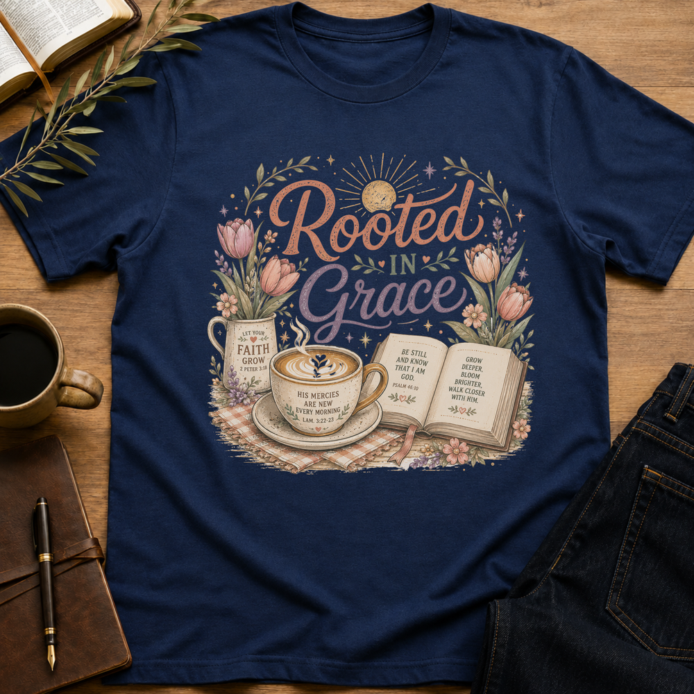 Rooted In Grace Floral T-Shirt