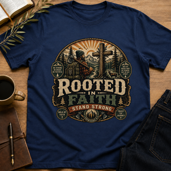 Rooted In Faith - Stand Strong T-Shirt