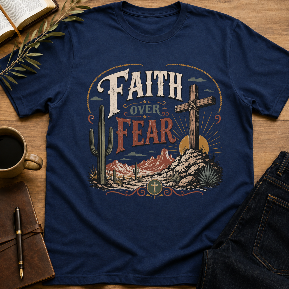 Faith Over Fear - Western Desert T-Shirt