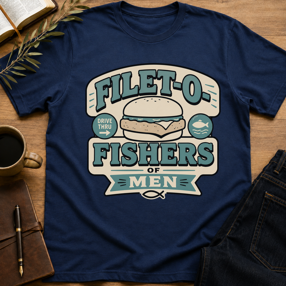 Filet-O-Fishers of Men - Funny Christian Fishing T-Shirt