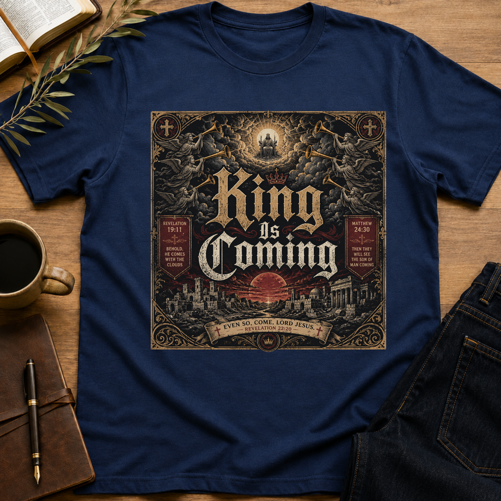 King Is Coming -  T-Shirt