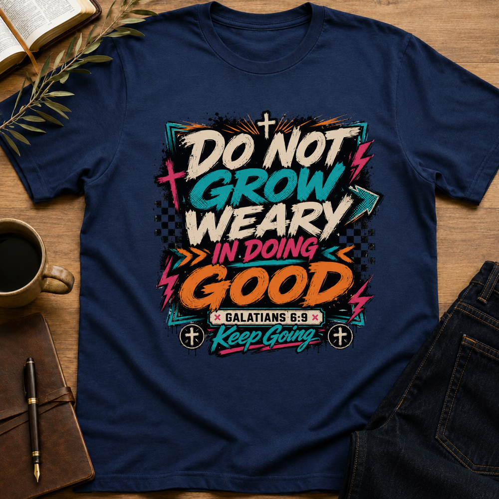 Do Not Grow Weary In Doing Good - Galatians 6:9 T-Shirt
