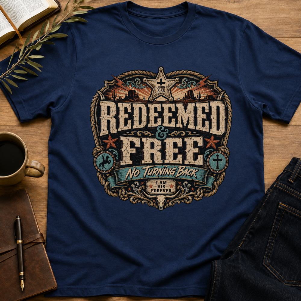 Redeemed & Free - No Turning Back T-Shirt
