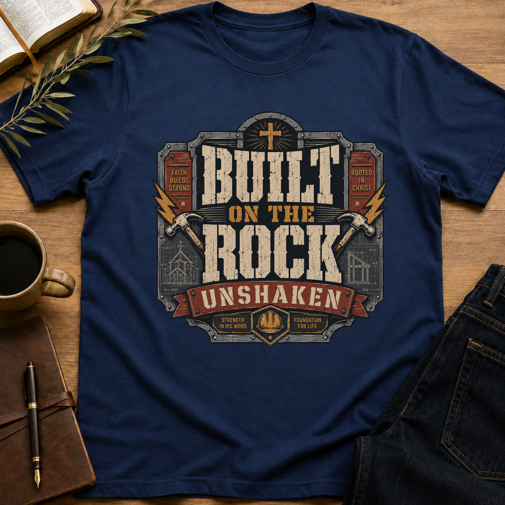 Build On The Rock - Unshaken T-Shirt