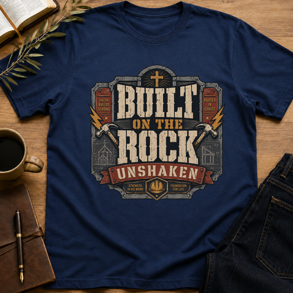 Build On The Rock - Unshaken T-Shirt