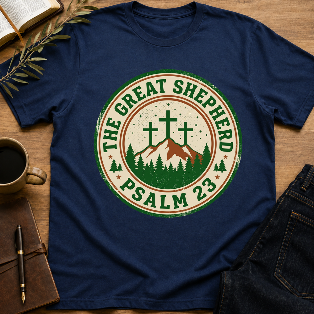 The Great Shepherd - Psalm 23 T-Shirt