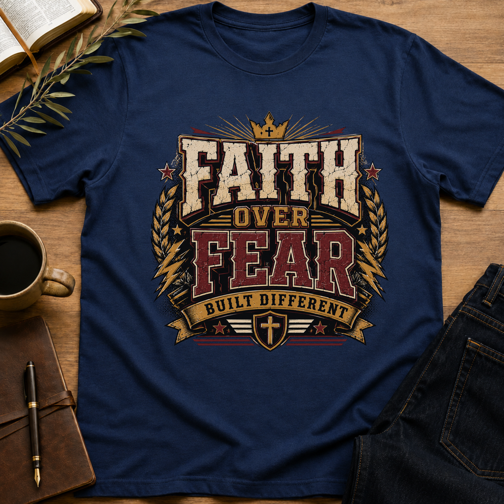 Faith Over Fear - Build Different T-Shirt