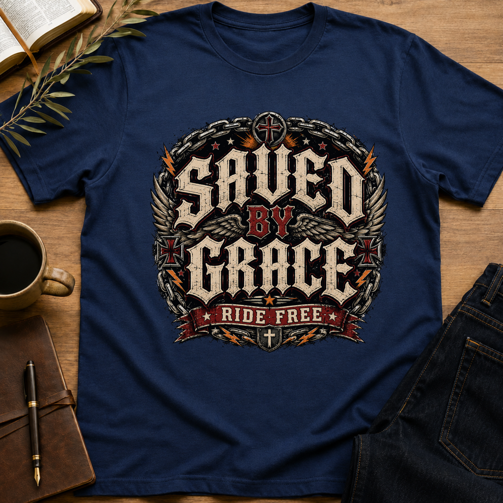 Saved By Grace - Ride Free T-Shirt