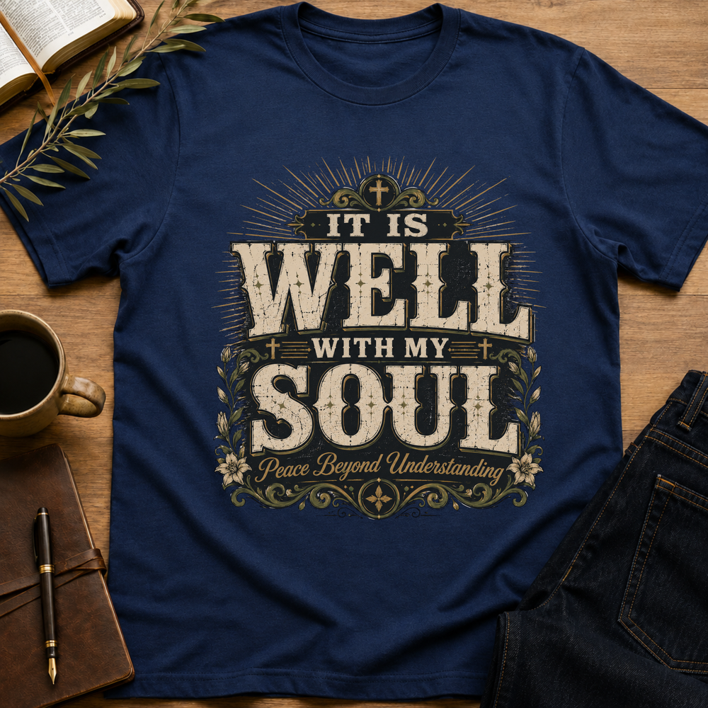 It Is Well With My Soul -  Peace Beyond Understanding T-Shirt