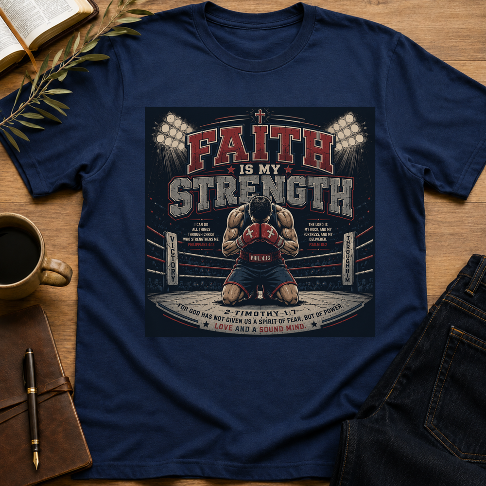 Faith Is My Strength - Boxer T-Shirt