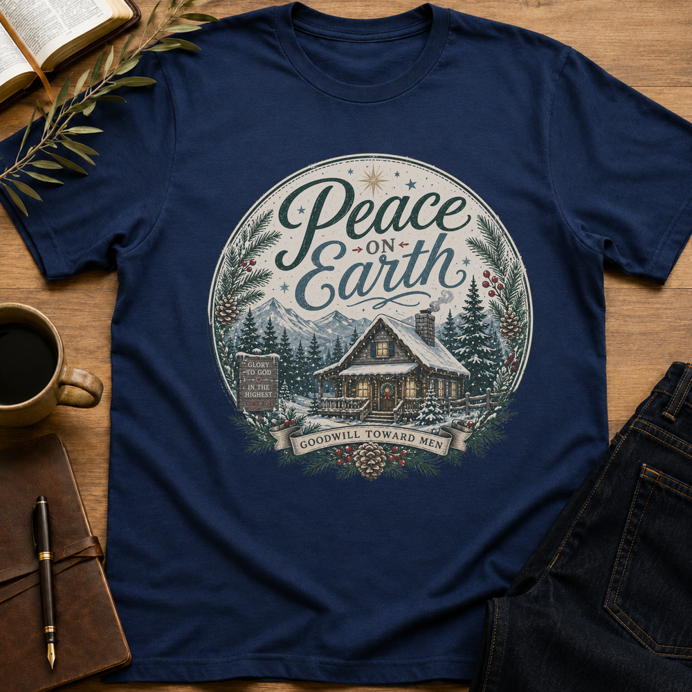 Christmas - Peace On Earth - Goodwill Towards Men T-Shirt