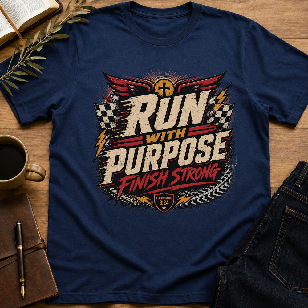 Run With Purpose - Finish Strong T-Shirt