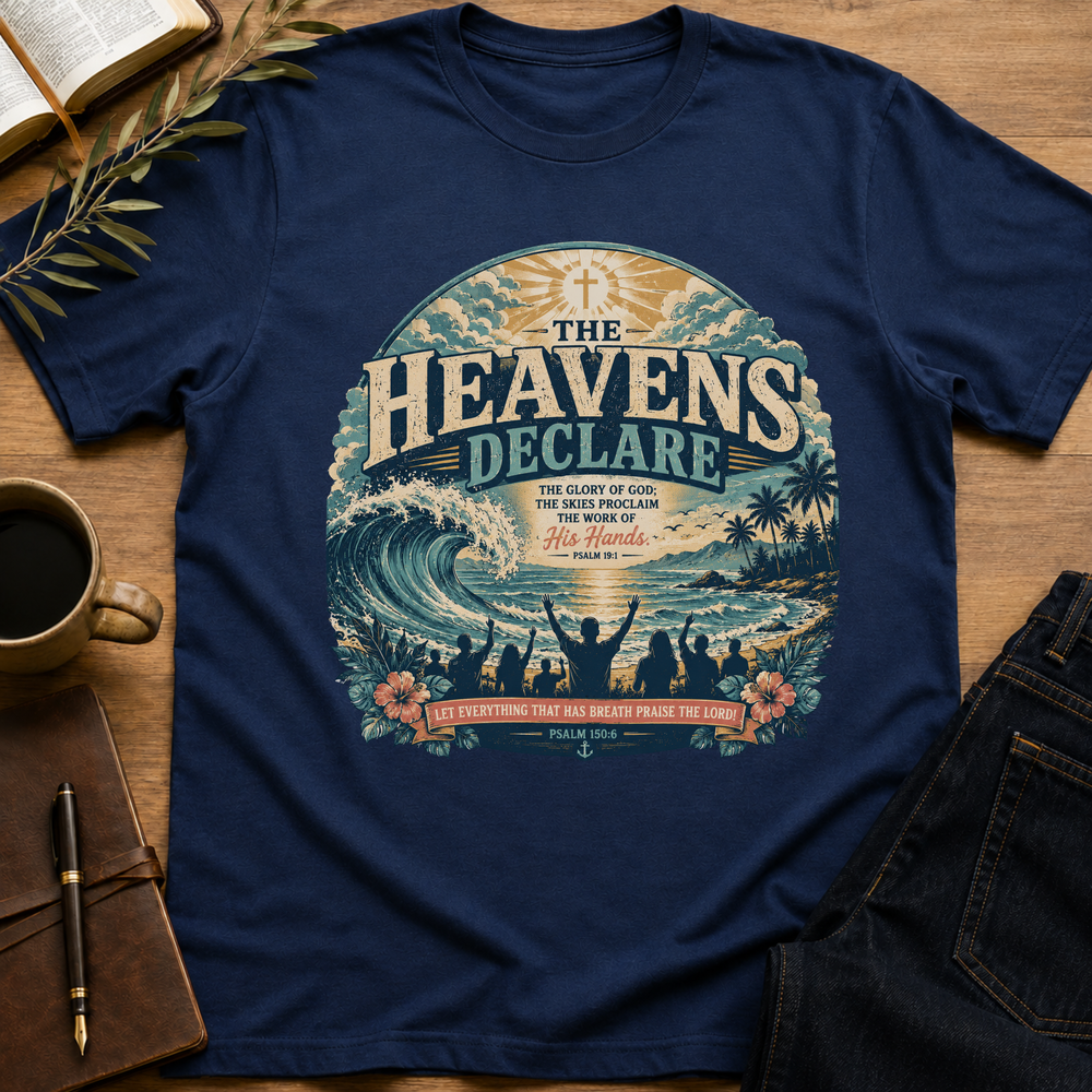 The Heavens Declare - Beach Vacation T-Shirt