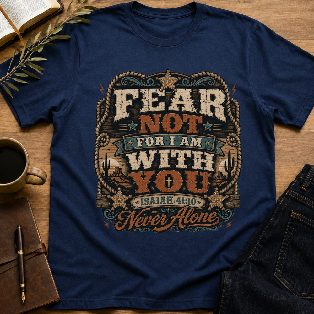 Fear Not For I Am With You - Isaiah 41:10 T-Shirt