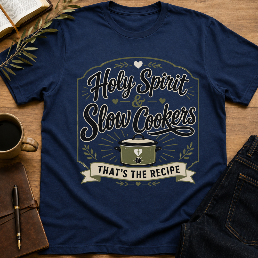 Holy Spirit & Slow Cookers - Funny Church Potluck T-Shirt