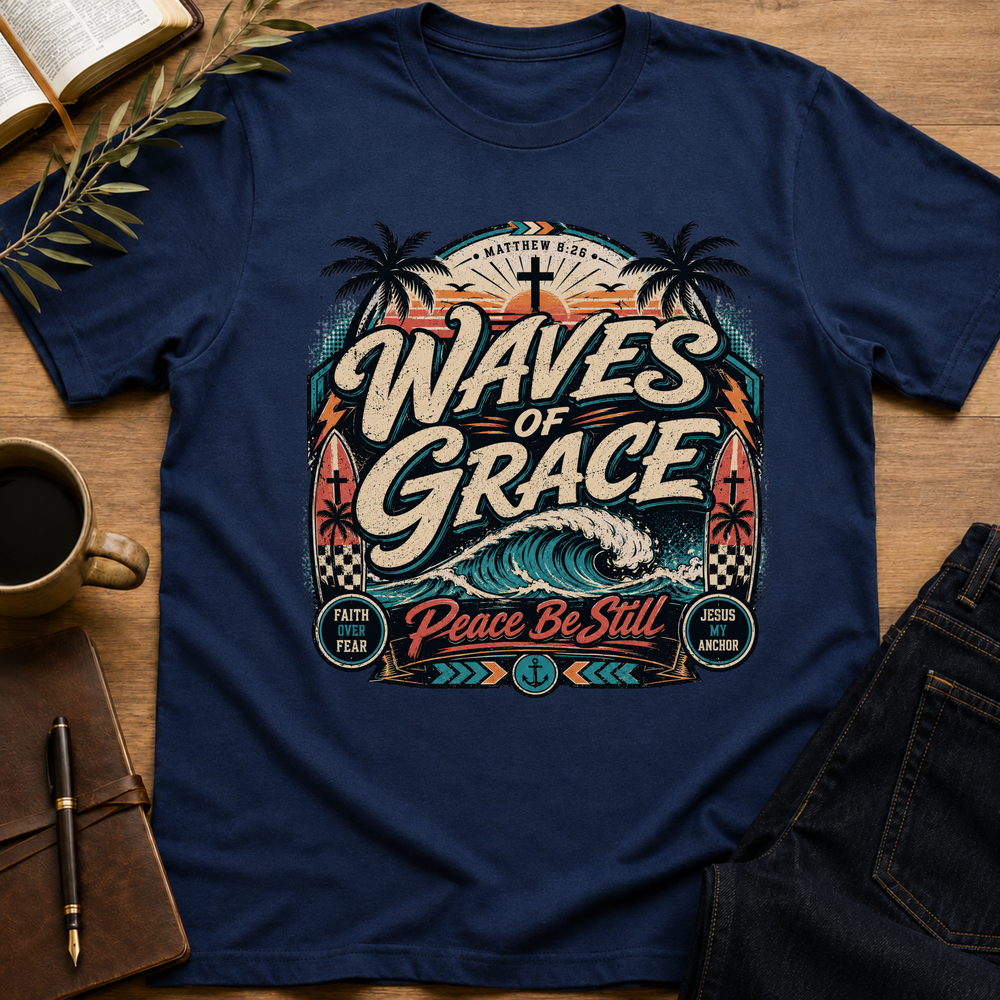 Waves Of Grace - Peace Be Still T-Shirt