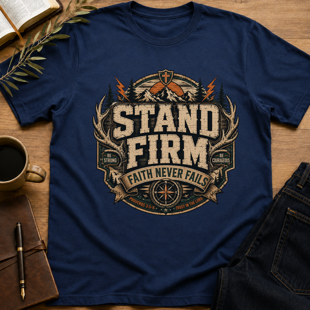 Stand Firm - Faith Never Fails T-Shirt