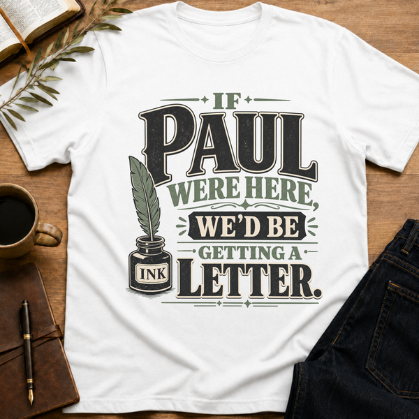 Paul's Modern Epistle - Humorous Faith T-Shirt