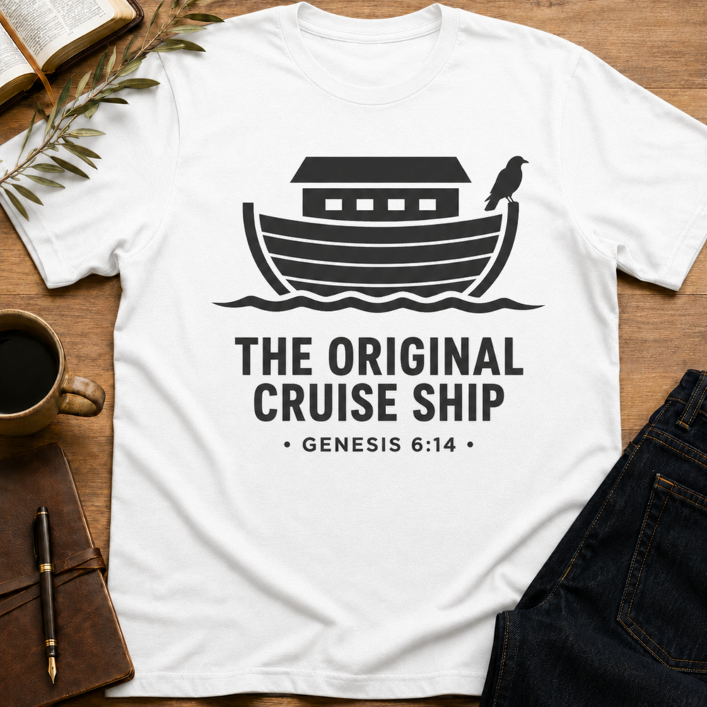 The Original Cruise Ship - Funny Noah's Ark T-Shirt