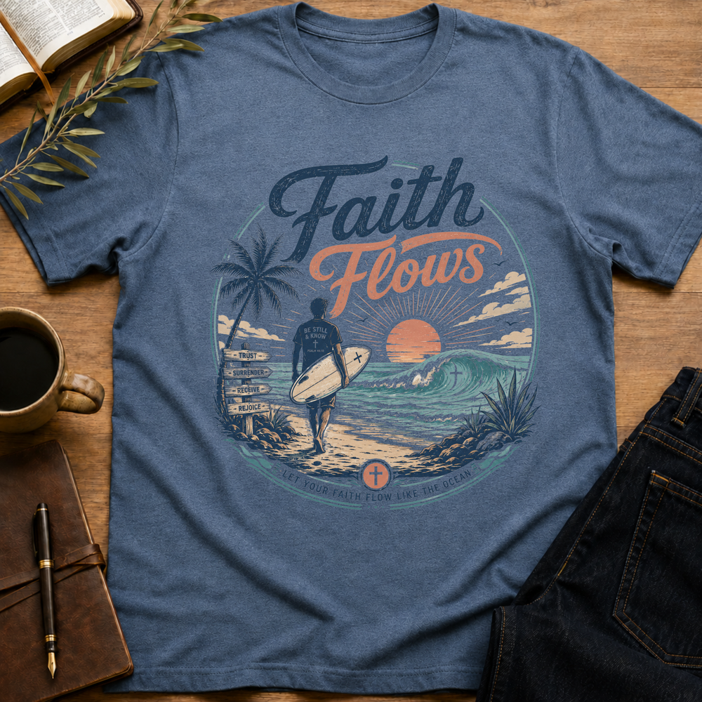 Let Your Faith Flow Like The Ocean T-Shirt