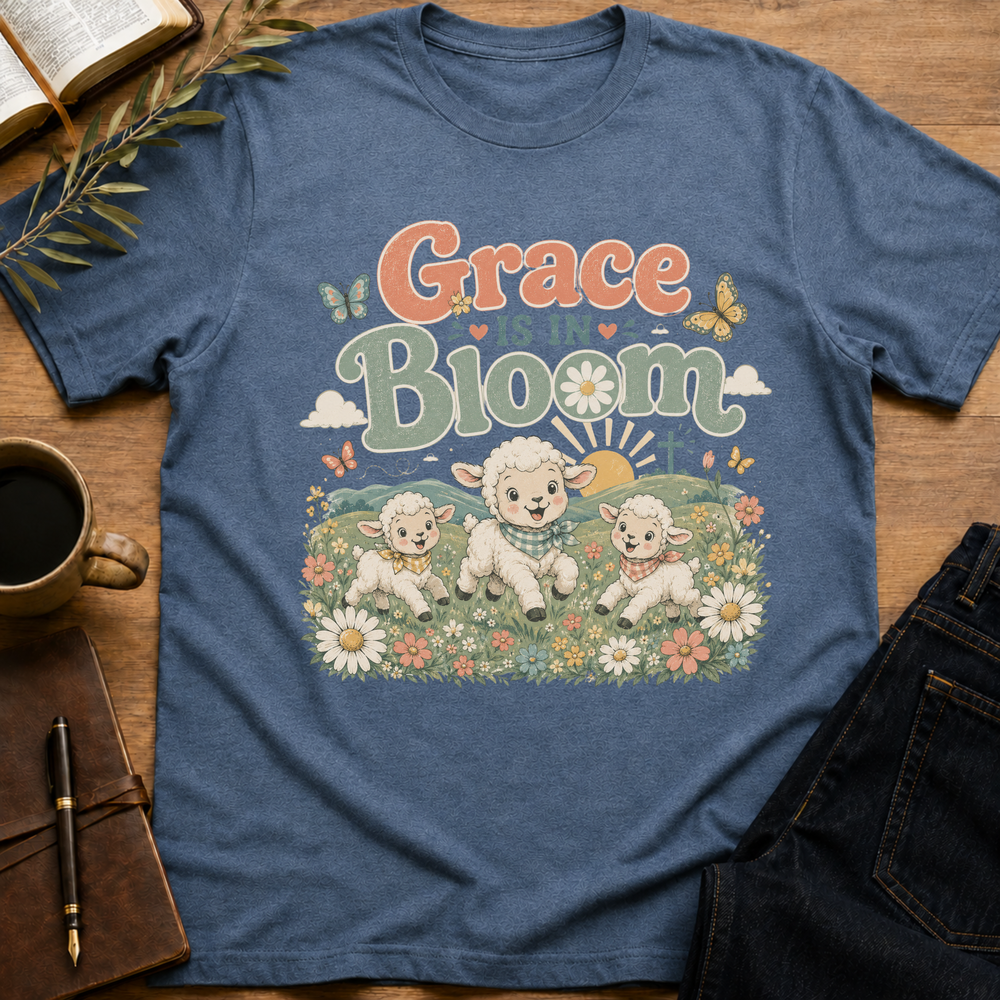 Grace Is In Bloom - Spring T-Shirt